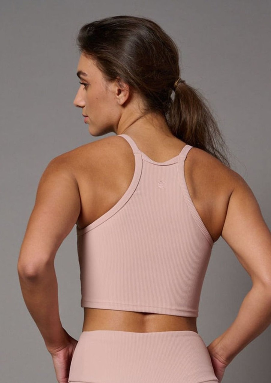 Women Everyday Sunday Loungewear | Misty Rose Sporty Crop