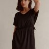 Women Everyday Sunday Beach Cover-Ups | Black Cover-Up Tunic