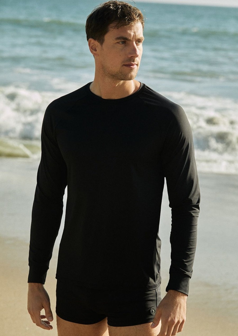 Men Everyday Sunday | Black Classic Rashguard