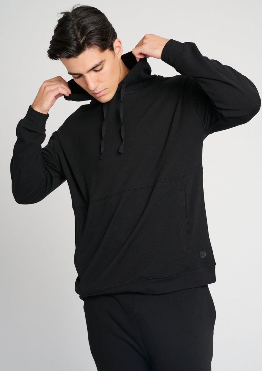 Men Everyday Sunday | Black Warm Hoodie