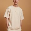 Men Everyday Sunday | Latte Organic Comfort Tee