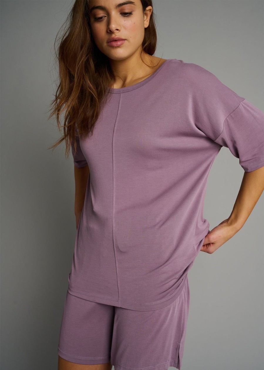 Women Everyday Sunday Sleepwear | Elderberry Modal Short