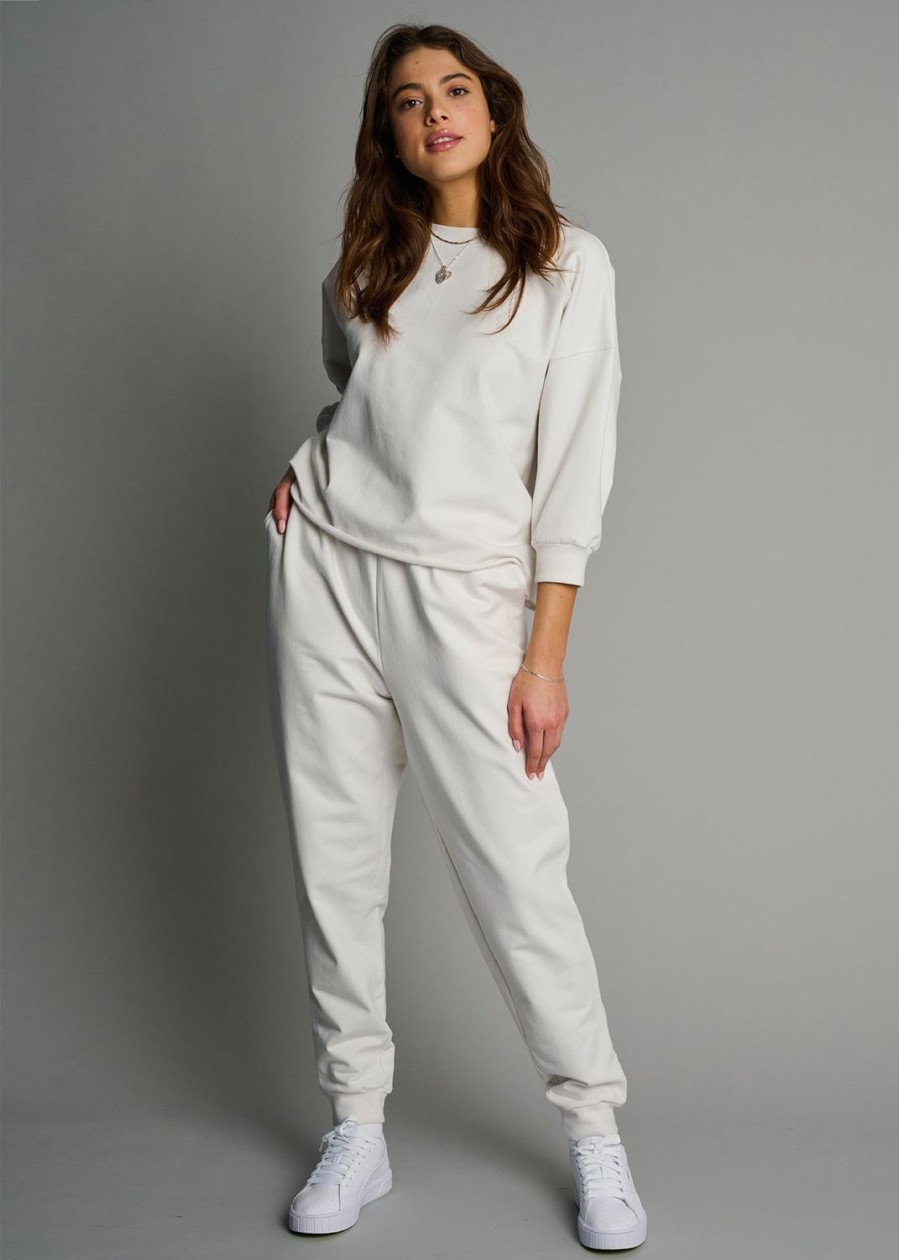 Women Everyday Sunday Loungewear | Cream Comfort Pop Over