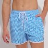 Men Everyday Sunday | Wave Stripe Retro Swim Trunk