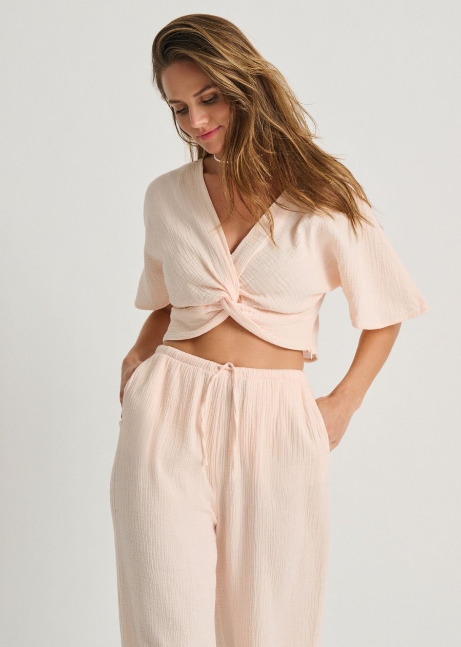 Women Everyday Sunday Beach Cover-Ups | Natural Nude Cover-Up Top