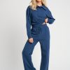 Women Everyday Sunday Loungewear | Moonlit Ocean Organic Comfort Wide Pants