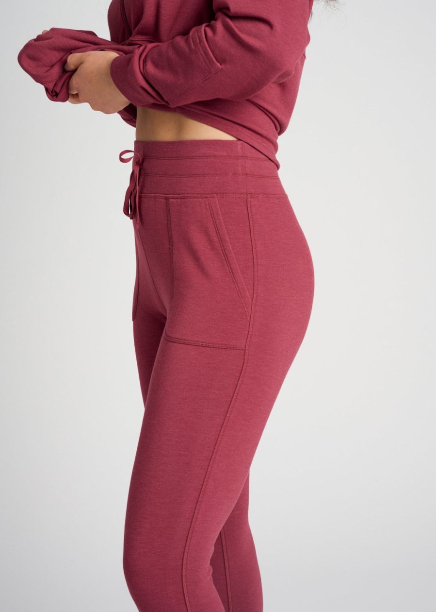 Women Everyday Sunday Loungewear | Rhubarb Warm Leggings