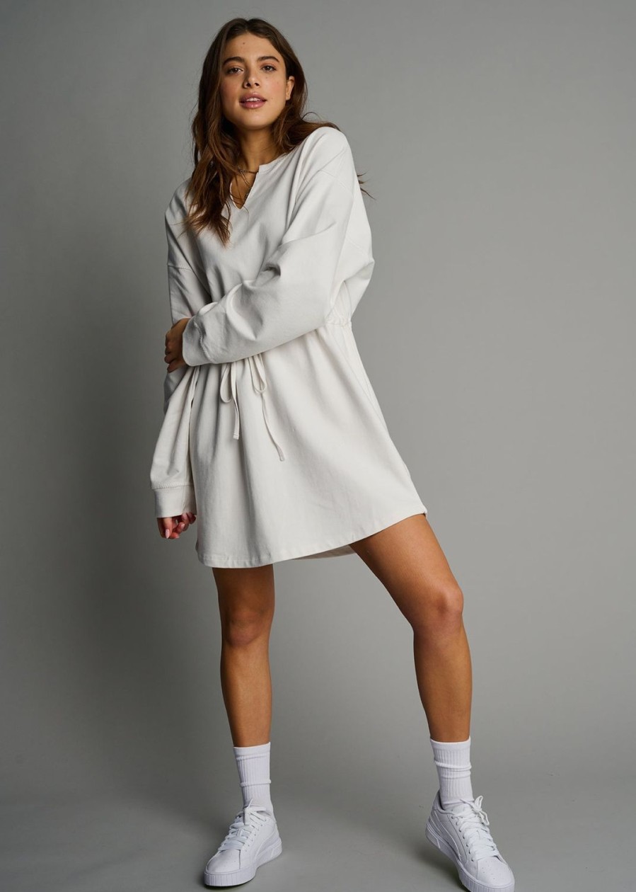 Women Everyday Sunday Loungewear | Cream Comfort Tunic