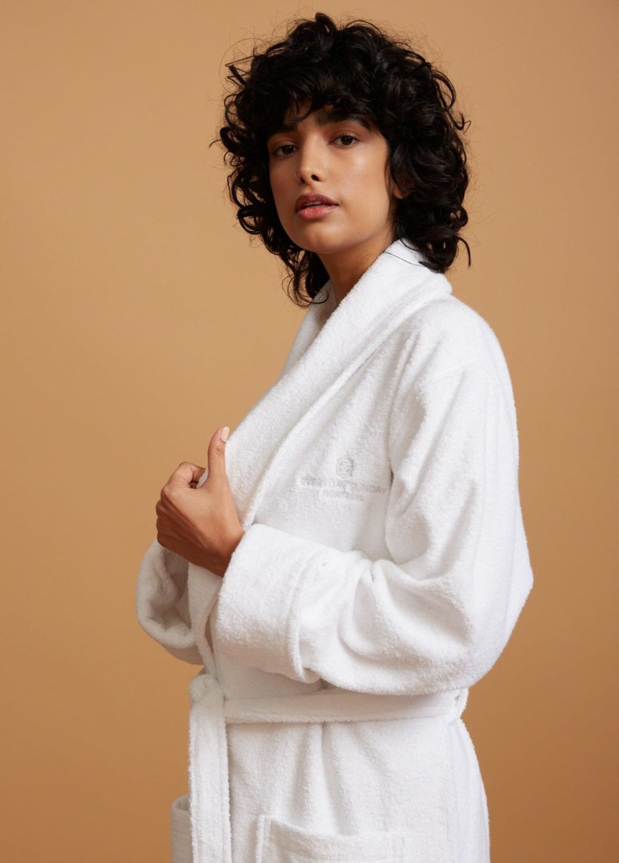 Women Everyday Sunday Self-Care Bathrobes | The Self-Care Shawl Bathrobe Unisex