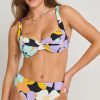 Women Everyday Sunday Swim Tops | Aqua Bloom Recycled Underwire Bikini Top