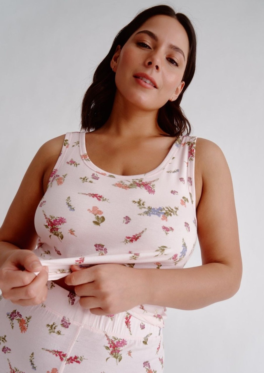 Women Everyday Sunday Sleepwear | Morning Floral Tank