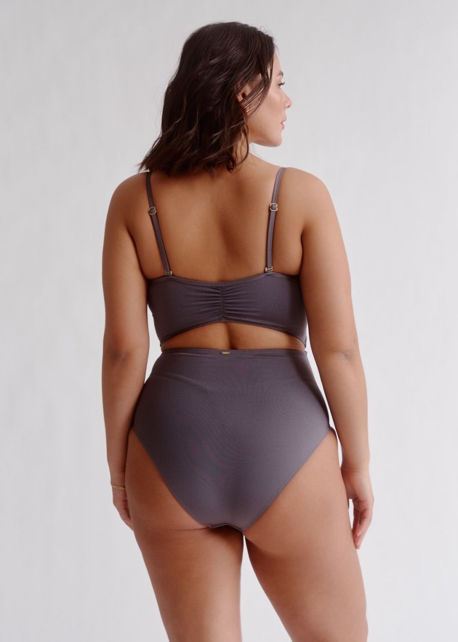 Women Everyday Sunday One-Pieces | Volcanic Glass Crossed One-Piece Swimsuit