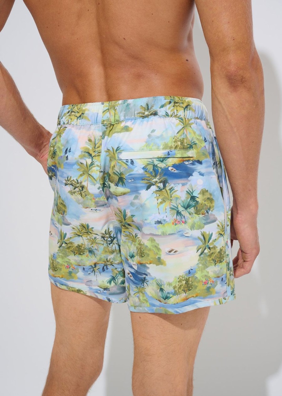 Men Everyday Sunday | Tropical New Chino Swim Short