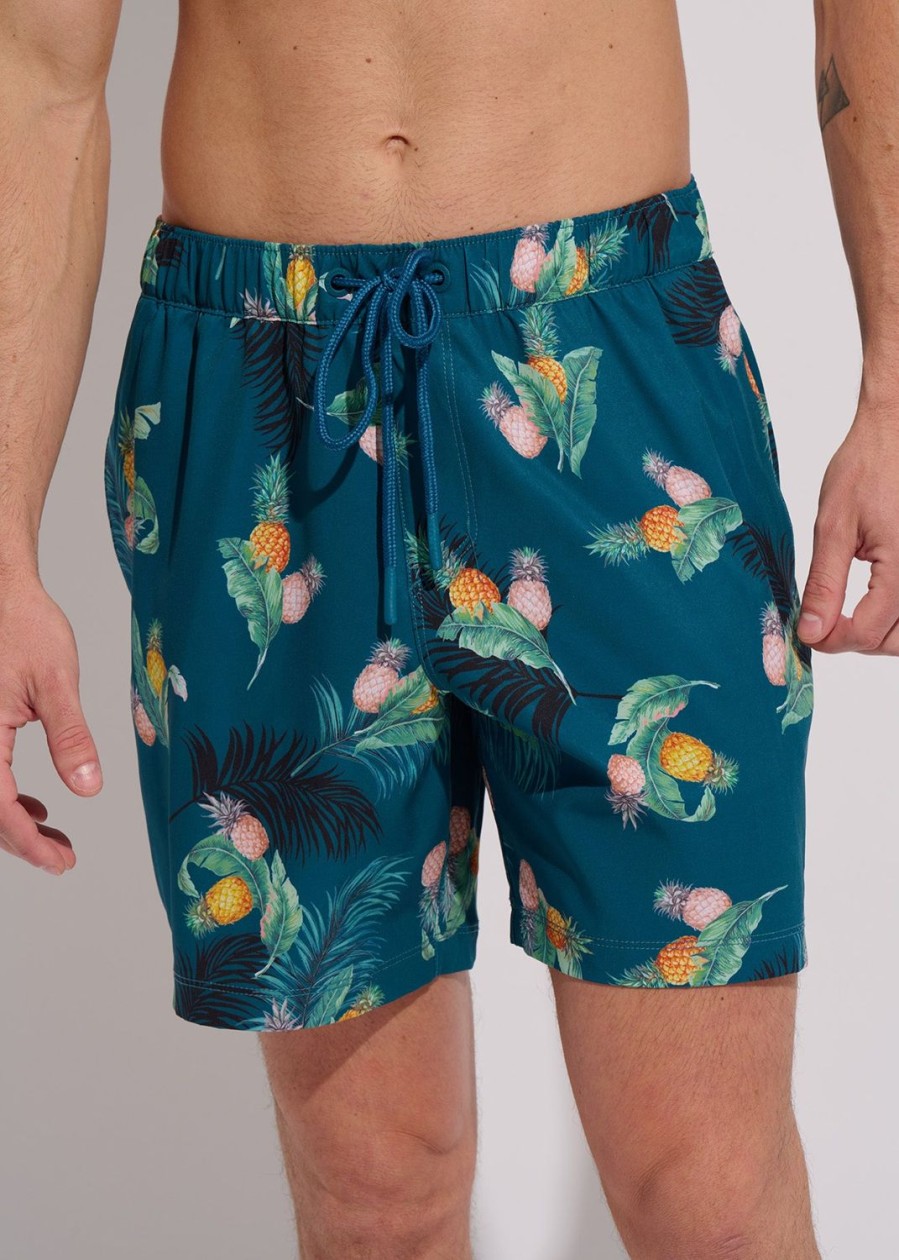 Men Everyday Sunday | Blue Coral Casual Swim Trunk