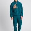 Men Everyday Sunday | Deep Teal Recycled Polar Jacket