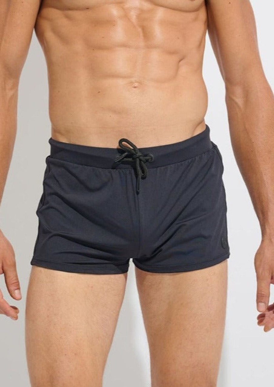 Men Everyday Sunday | Black Classic Swim Trunk