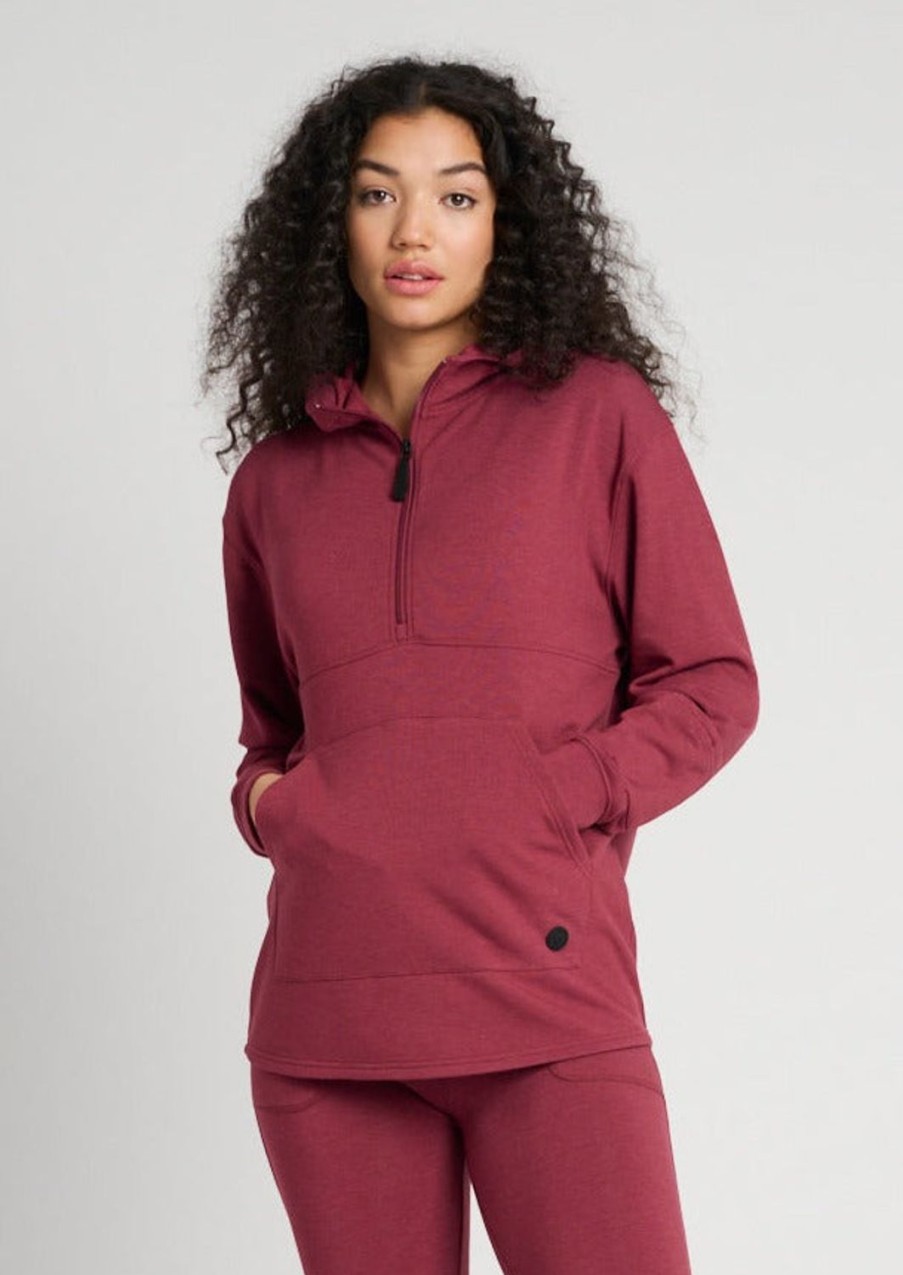 Women Everyday Sunday Loungewear | Rhubarb Warm Hoodie