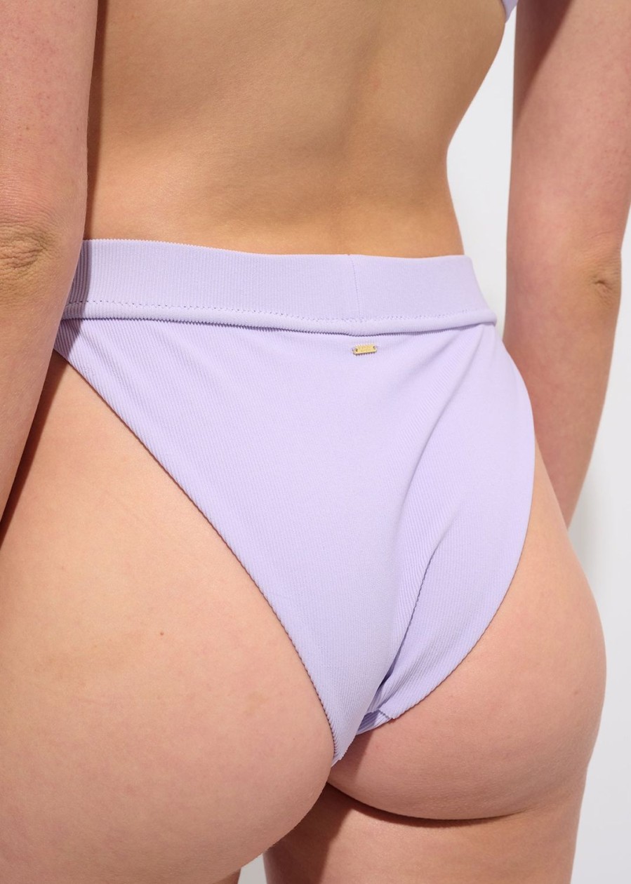 Women Everyday Sunday Swim Bottoms | Pastel Orchid High-Cut Recycled Bottom