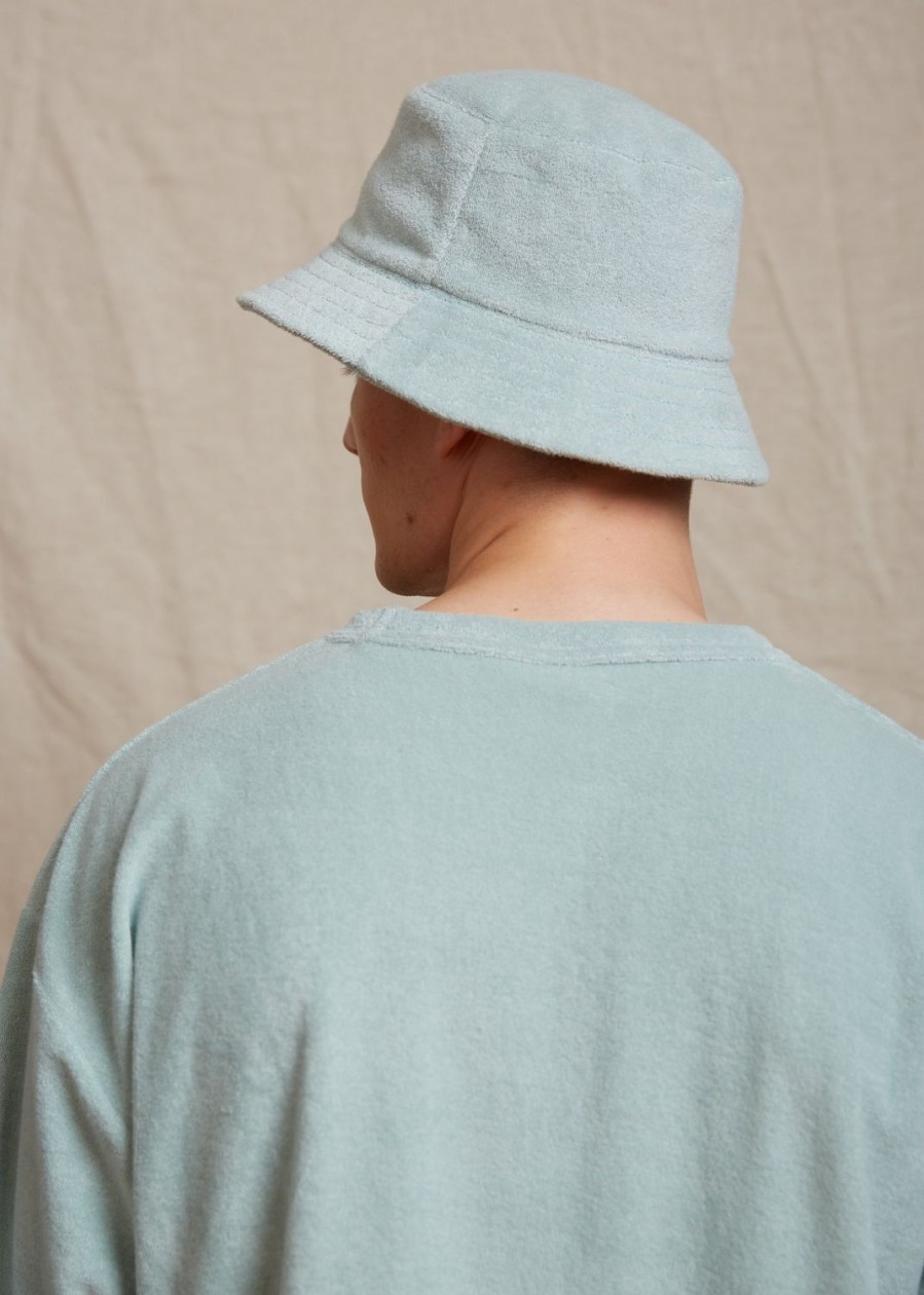 Men Everyday Sunday | Seafoam Recycled Terry Bucket Hat