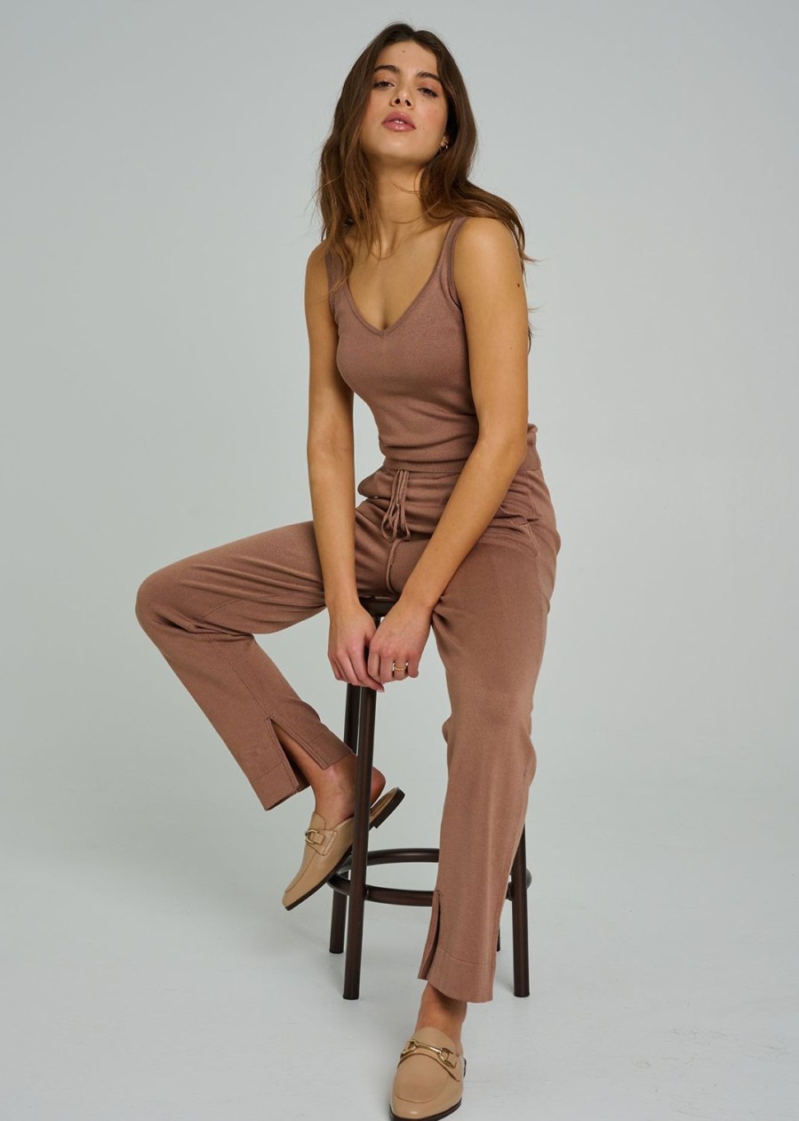 Women Everyday Sunday Loungewear | Light Taupe Lounge Tank