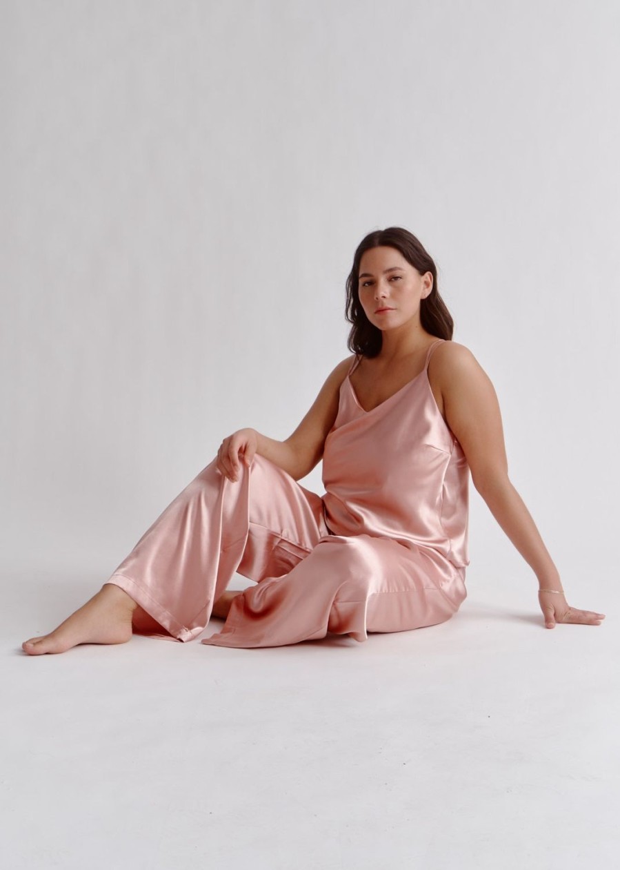 Women Everyday Sunday Sleepwear | Dusty Blush Day-To-Night Wide Pant