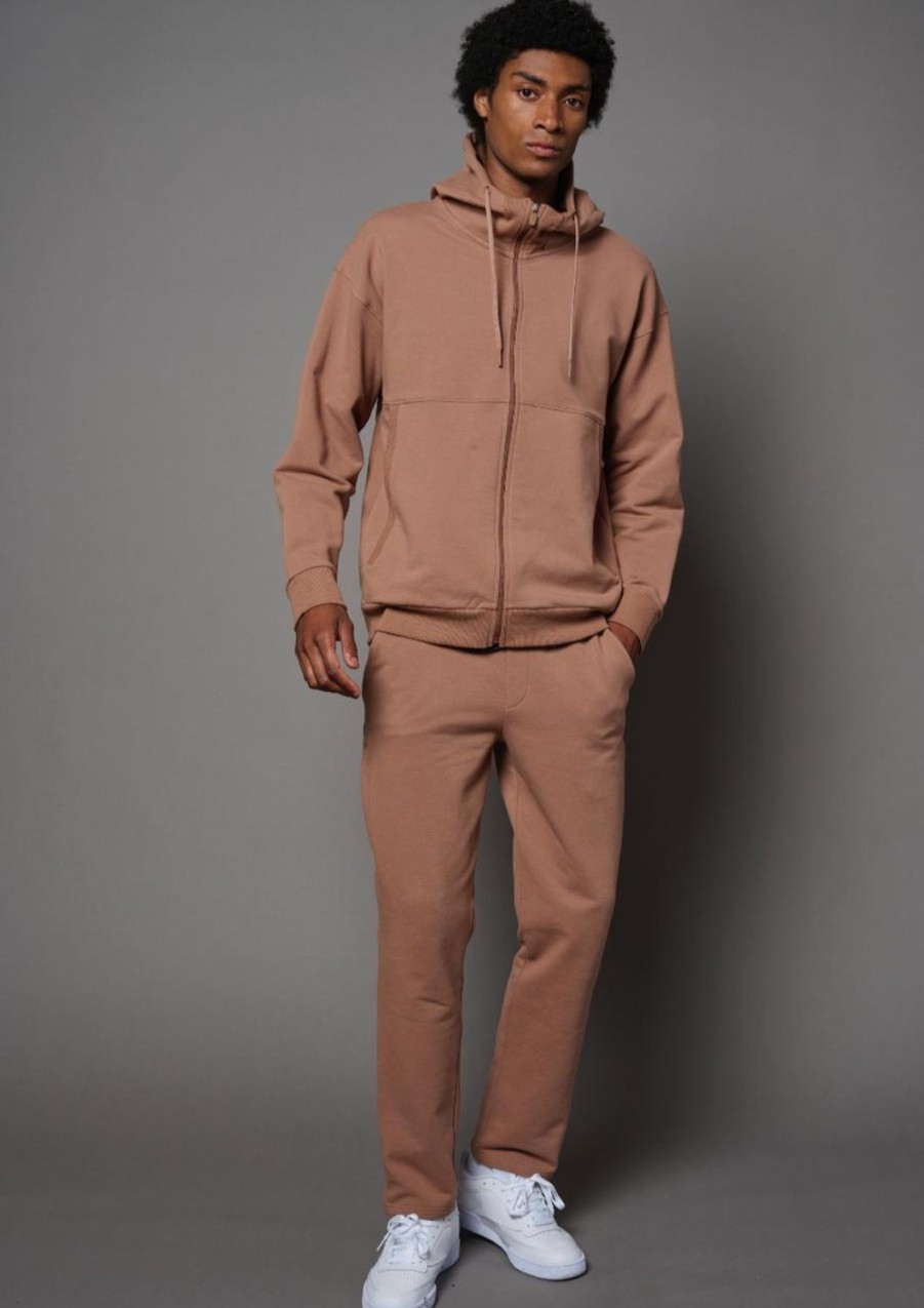 Men Everyday Sunday | Taupe Organic Comfort Hoodie