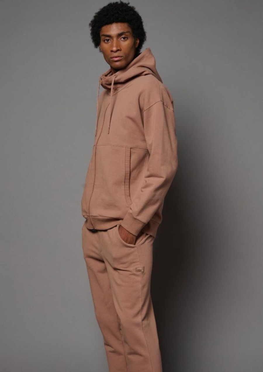 Men Everyday Sunday | Taupe Organic Comfort Hoodie