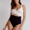 Women Everyday Sunday One-Pieces | Off White Wrap One-Piece