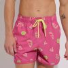 Men Everyday Sunday | Watermelon Retro Swim Trunk