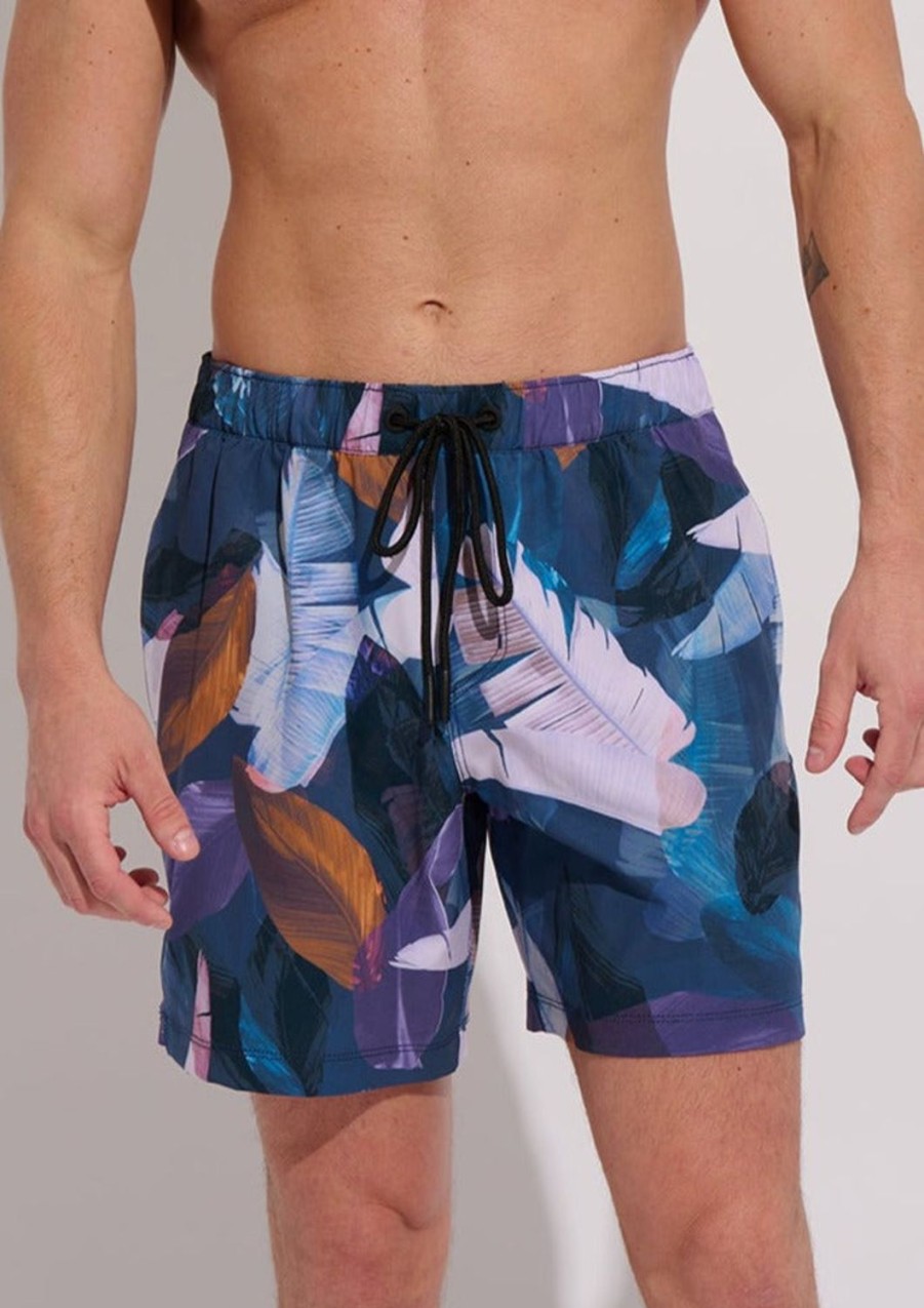 Men Everyday Sunday | Black Romance Casual Swim Trunk