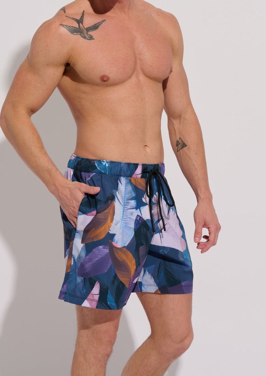 Men Everyday Sunday | Black Romance Casual Swim Trunk