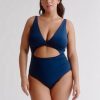 Women Everyday Sunday One-Pieces | Marine Front Twist One-Piece Swimsuit