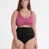 Women Everyday Sunday Body + | Plus Size Tulipwood Recycled Wrap One-Piece