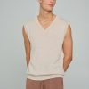 Men Everyday Sunday | Oatmeal Recycled Sleeveless Top