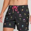 Men Everyday Sunday | Neon Conversational Casual Swim Trunks