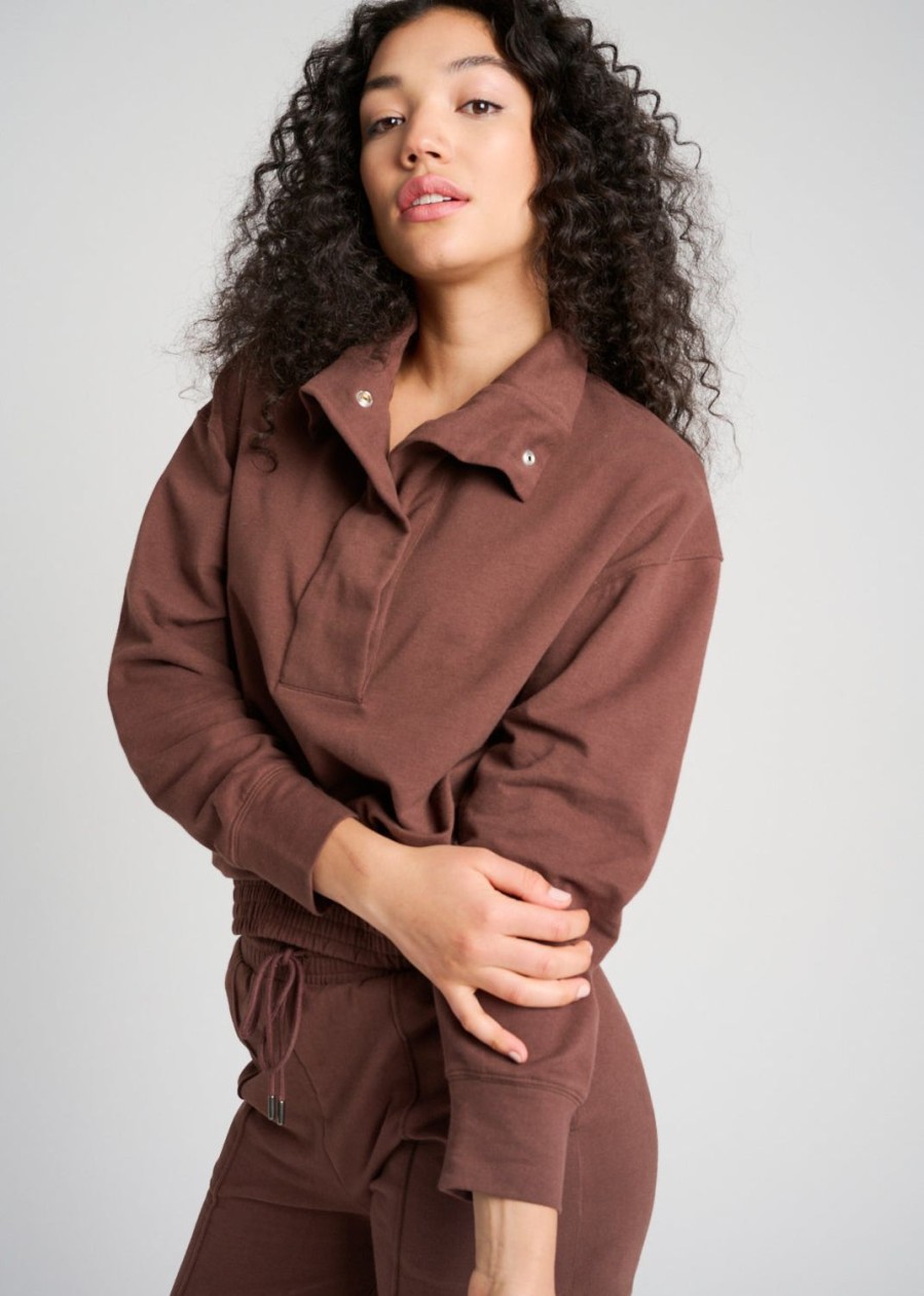 Women Everyday Sunday Loungewear | Chestnut Organic Comfort Sweatshirt