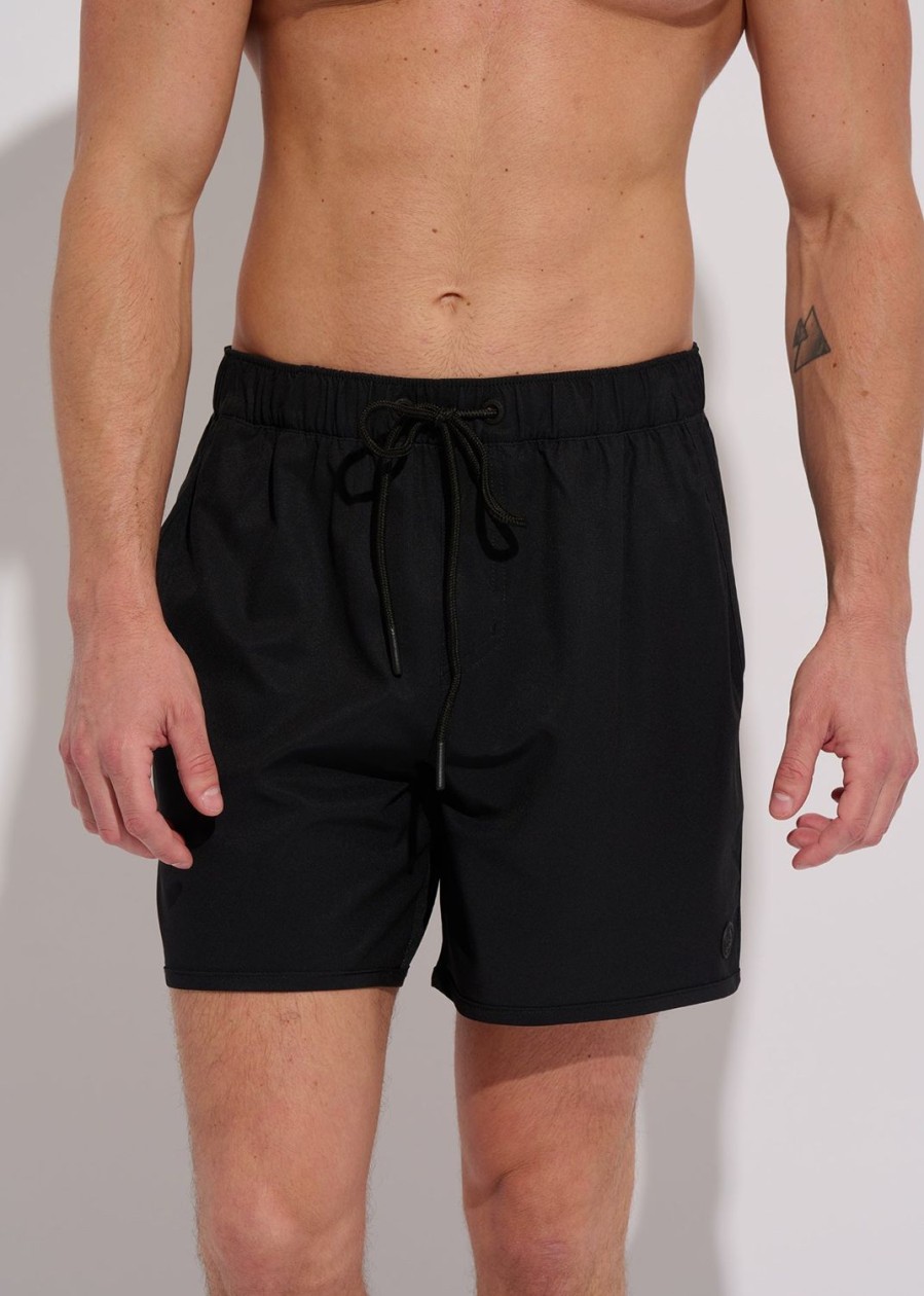 Men Everyday Sunday | Jet Black New Chino Swim Trunk