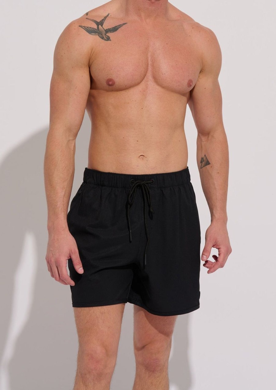 Men Everyday Sunday | Jet Black New Chino Swim Trunk