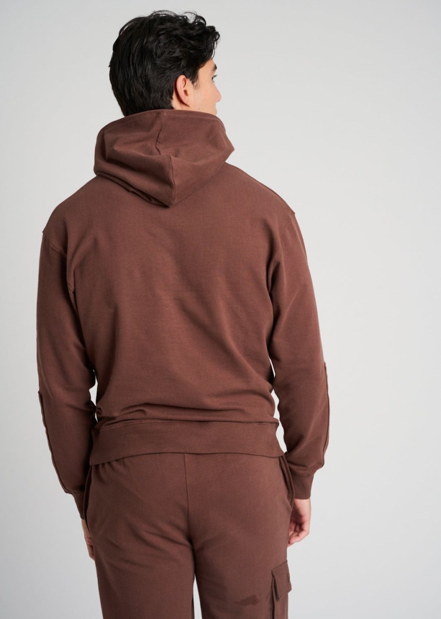 Men Everyday Sunday | Chestnut Organic Comfort Hoodie