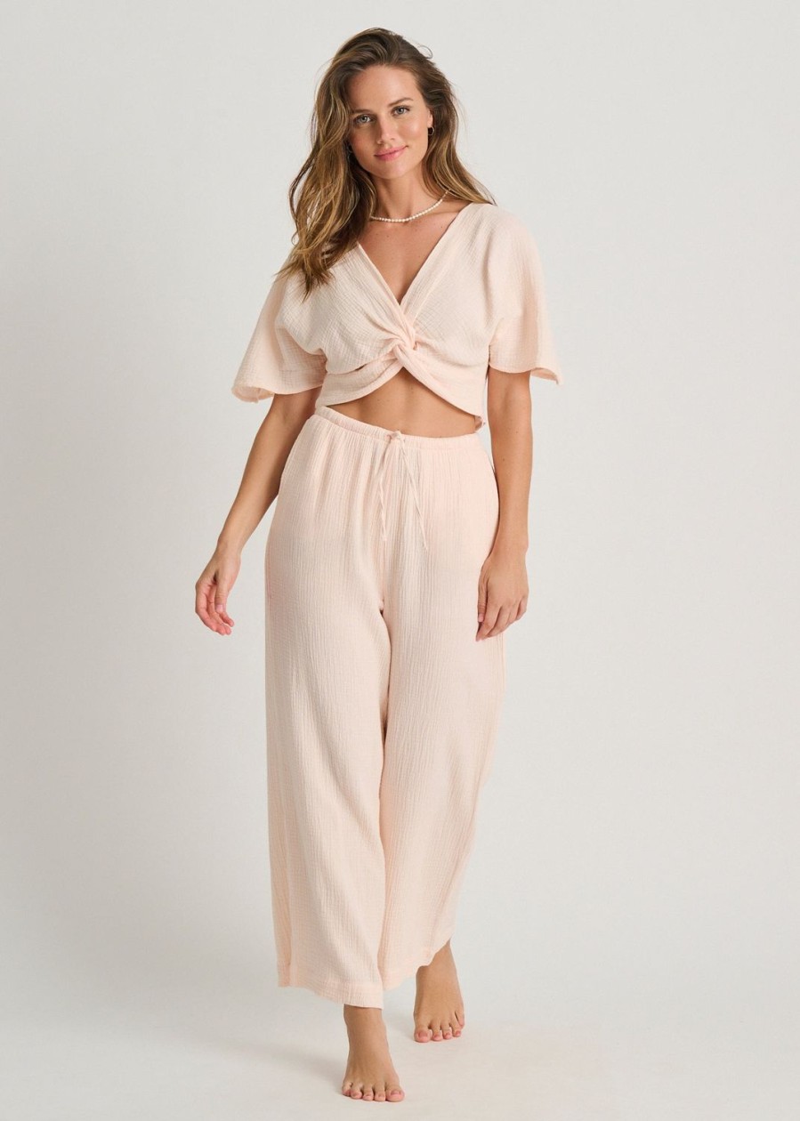 Women Everyday Sunday Beach Cover-Ups | Natural Nude Cover-Up Pants