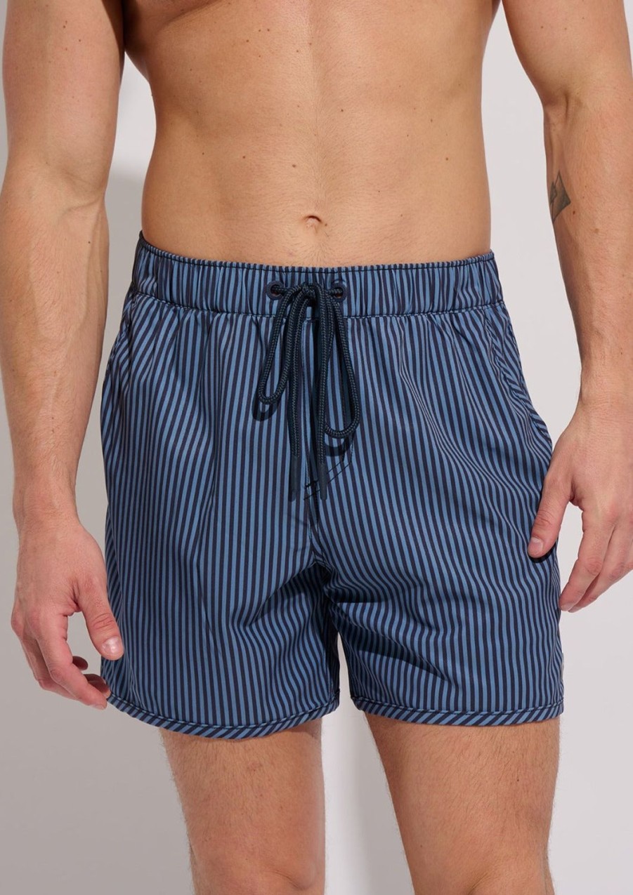 Men Everyday Sunday | Pinstripe New Chino Swim Trunk