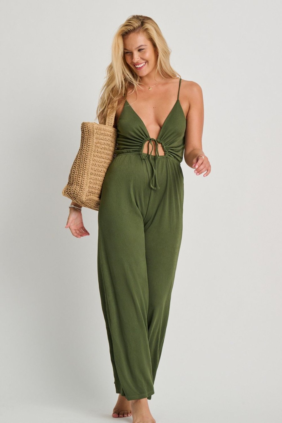 Women Everyday Sunday Beach Cover-Ups | Cypress Cover-Up Jumpsuit