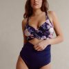 Women Everyday Sunday One-Pieces | Marine Euphoria Wrap One-Piece