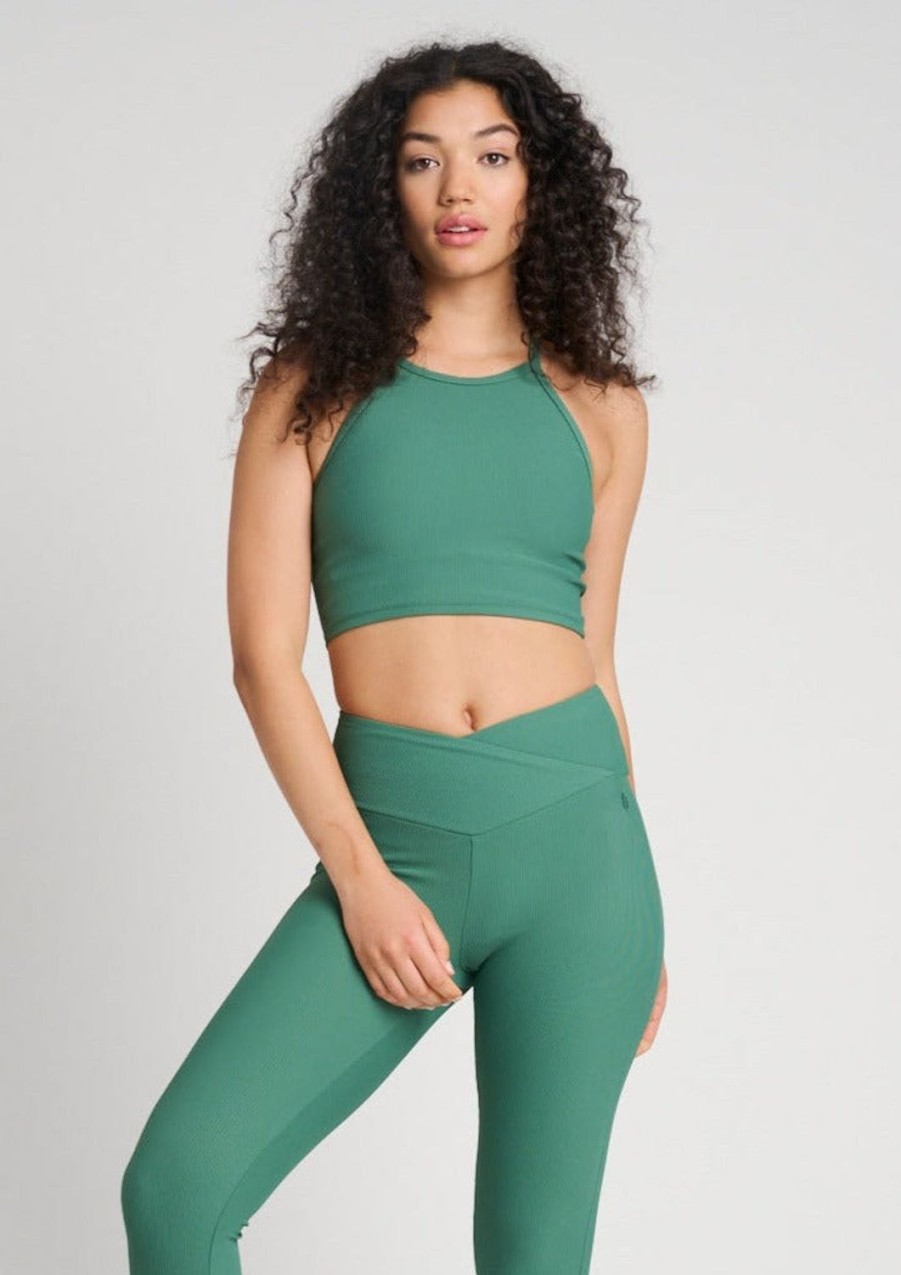 Women Everyday Sunday Loungewear | Smoke Pine Sporty Crop