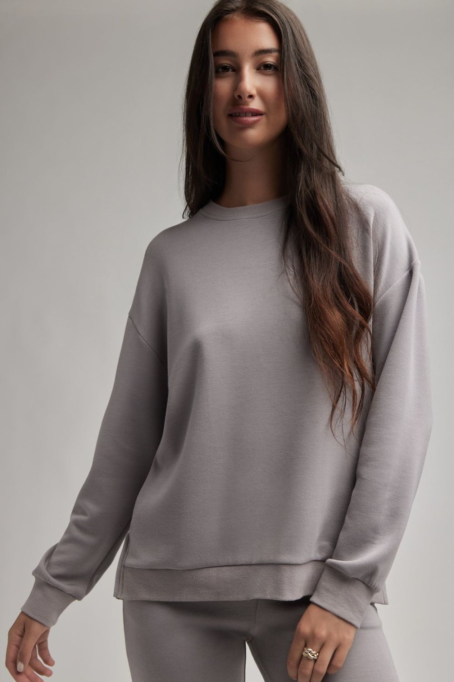 Women Everyday Sunday Loungewear | Dusty Mulberry Sunday Crewneck