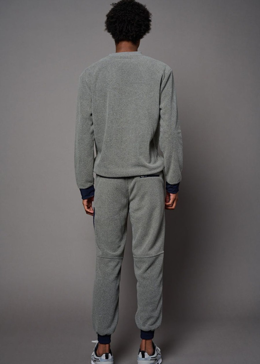 Men Everyday Sunday | Heather Grey Recycled Cozy Polar Pant