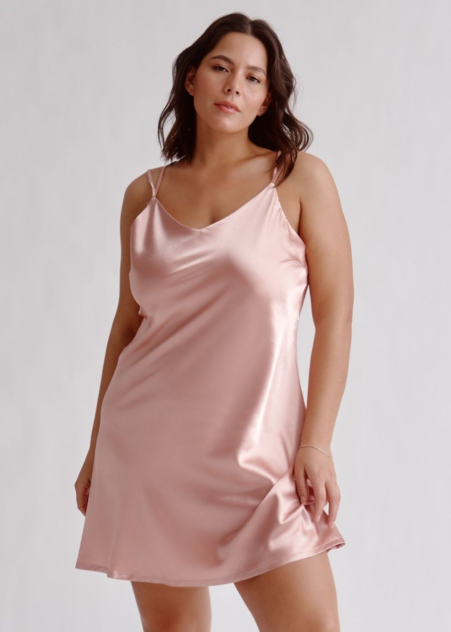 Women Everyday Sunday Sleepwear | Dusty Blush Day-To-Night Dress