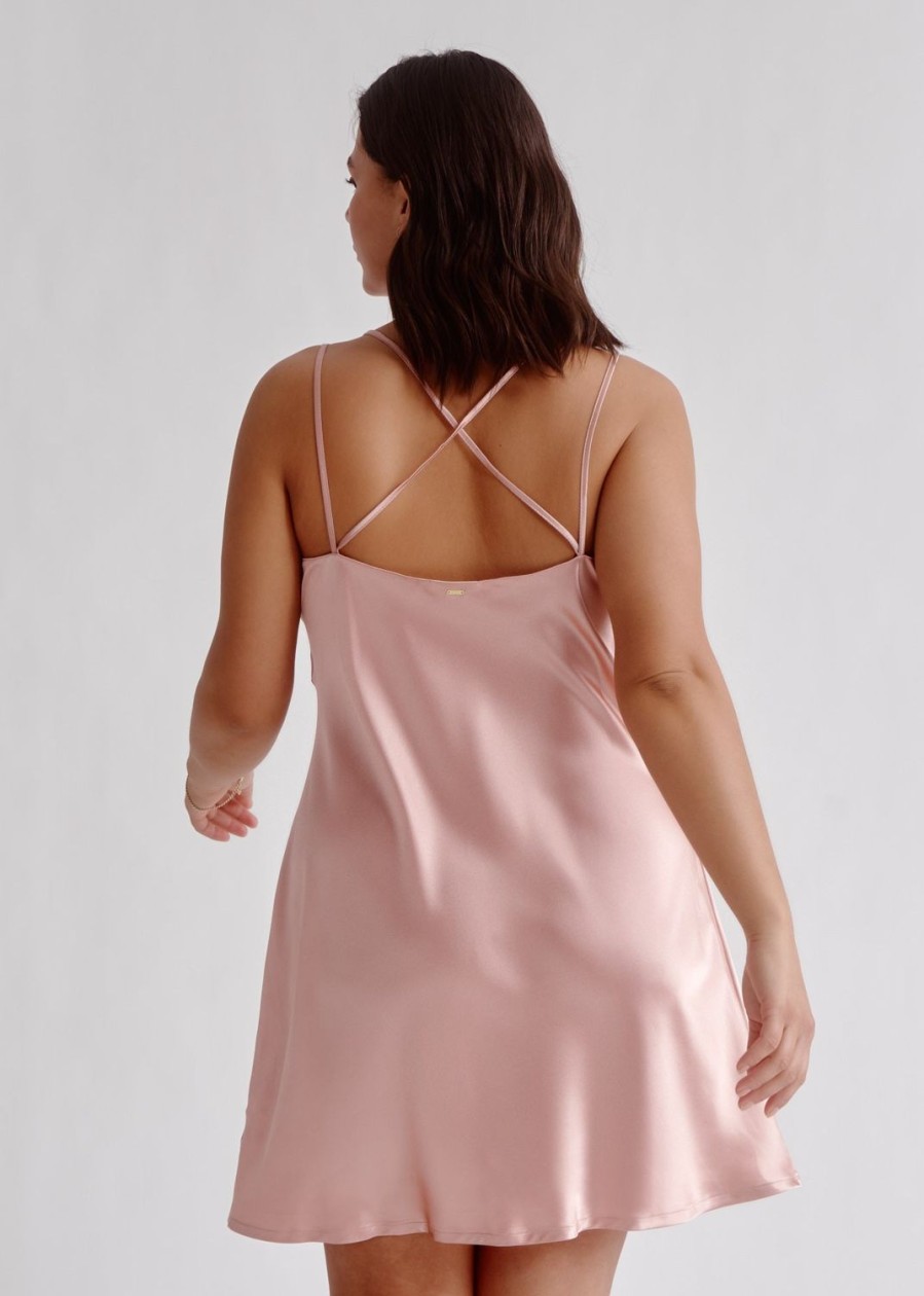 Women Everyday Sunday Sleepwear | Dusty Blush Day-To-Night Dress