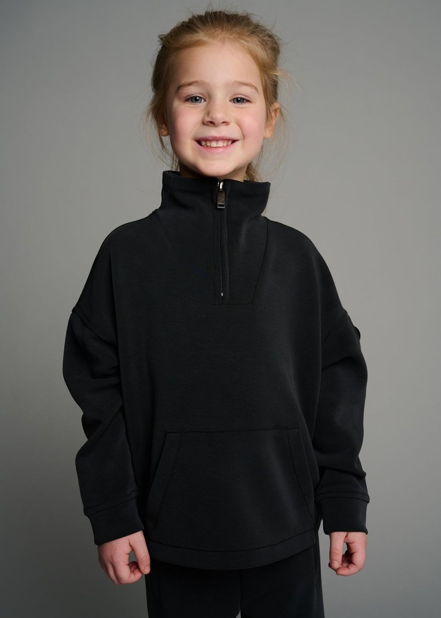 Kids Everyday Sunday | Unisex Black Sunday Sweatshirt